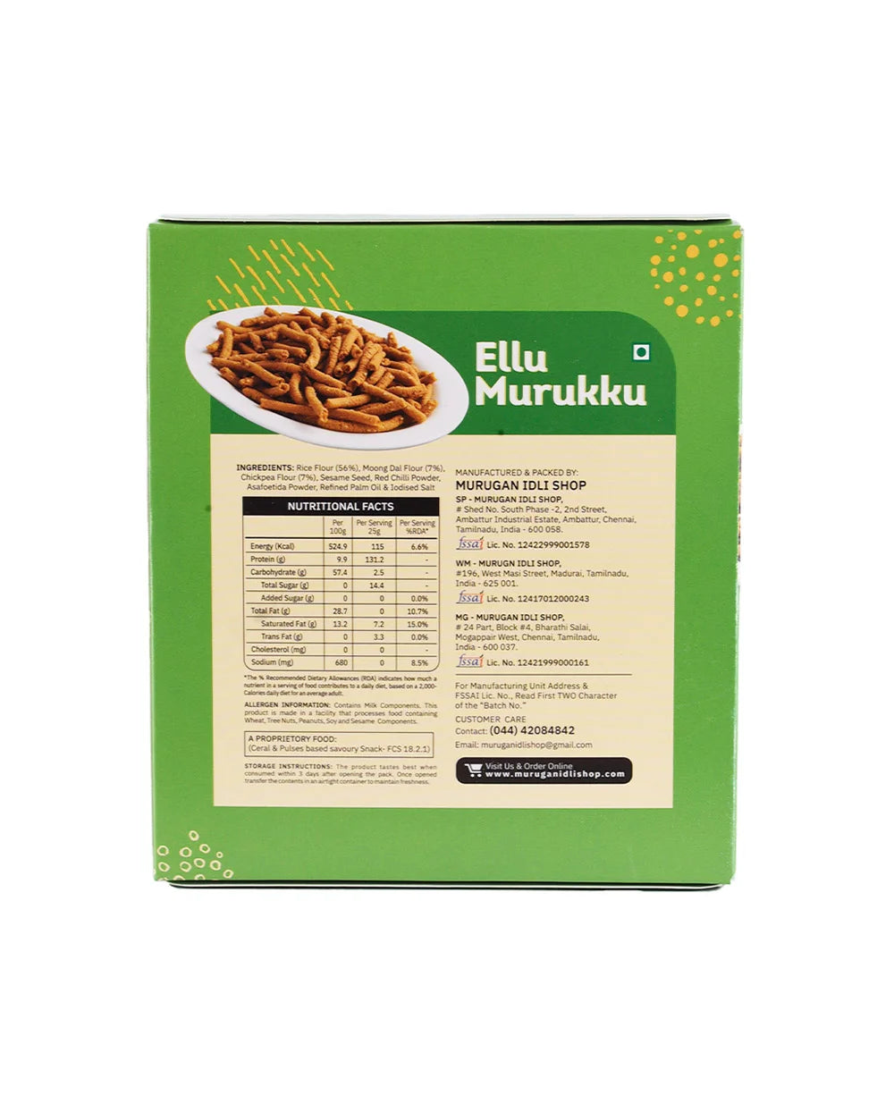 Crunchy south indian ellu murukku buy online