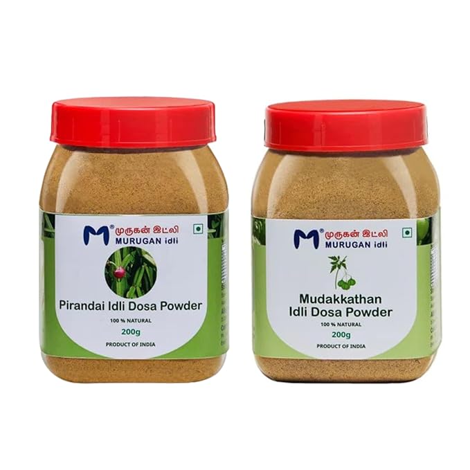 MURUGAN IDLI Pirandai & Mudakkathan Podi Combo