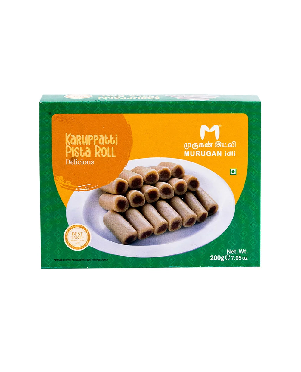 Karupatti pista roll