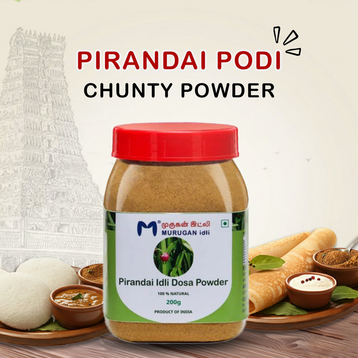 pirandai idli dosa podi online